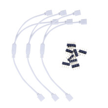 9Stk LED Weiß Steckverbinder Kit Für Einfache LED Installation