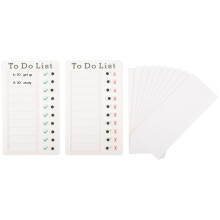 3Sets White Daily Planning Chart Board for Kids Adults Home Office Use