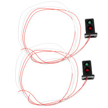 8St Mini Verkeerssignaal Lamp Zwart Voor Zandtafel En Huisdecoratie