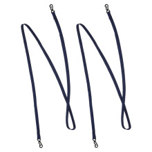 6Pcs Comfortable Navy Nylon Mitten String Clips for Kids Winter Gloves