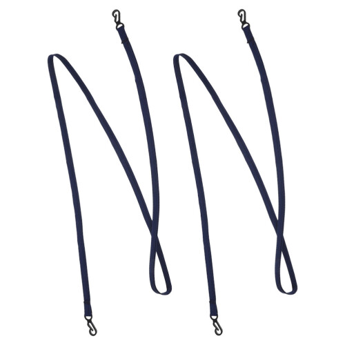 6Pcs Comfortable Navy Nylon Mitten String Clips for Kids Winter Gloves