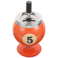 3Pcs Lightweight Metal Ashtray Decorative Automatic Extinguishing Home