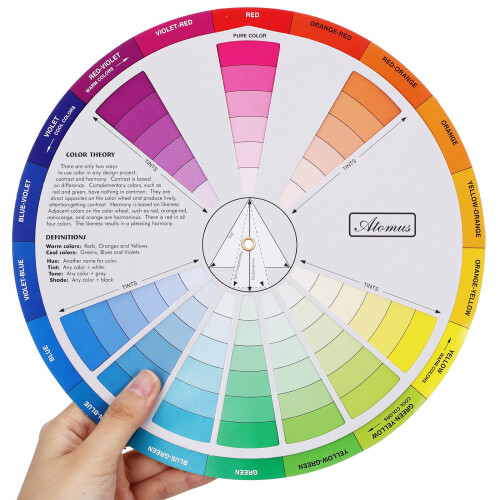 15Pièces De Mélange Couleurs Circulaire Multi Usage Éducatif