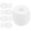 2Sets White Blind Cord Pull Knobs Polyester ABS for Home Window Blinds 1