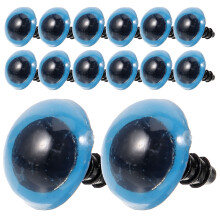 200Paires Yeux Pour Plastique Bleu Factice Décor DIY