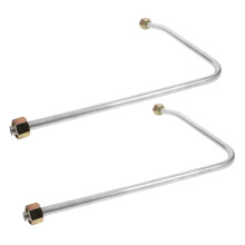 10Pièces Kit Tuyau D'air Aluminium Pour Compresseur Montage Rapide