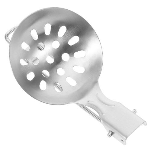 4Pièces Cuillères Pliables Multi-Usages Acier Camping Argenté