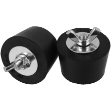 10Pièces Bouchons D'hivernage PVC Noir Pour Usage