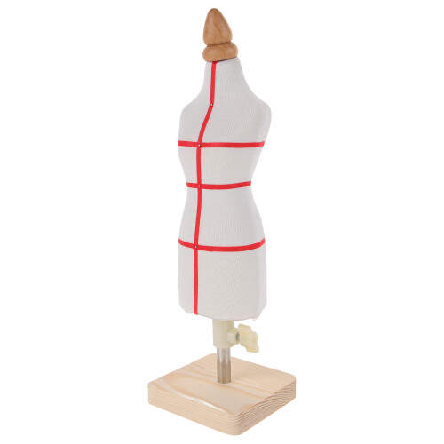 2Pièces Mannequin De Couture Pour Stable En Textile Bois