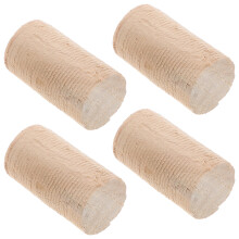 4Pièces Rehausseurs De Pieds Bois Kaki Stables Élégants