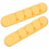 6Pcs Desktop Cable Holder Yellow Silicone Clips for Cord Organization 1