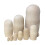 2Sets Blank Unpainted Babushka Dolls Wooden Nesting Dolls Light Brown 1