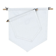 6St Broche Wanddisplay Banner Wit Duurzaam Voor Pins & Creatieve