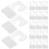 1000Pcs Clear Plastic Hanging Tabs Hooks for Retail and Storage Use 1
