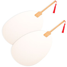 8St Graffiti Waaier Wit Kinderhandwaaier DIY Creatief