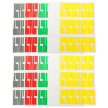 20Sheets Convenient Cord Tags Self-Adhesive Colorful Cable Organizer