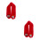 2Stk Kinder Plüsch Schal Weihnachtsmotiv Warm Roter Schal 5