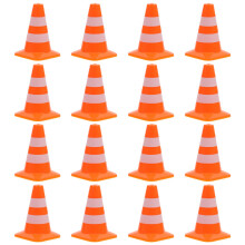 32Pièces Jeux Mini Cônes De Route Multicolores Accessoires Enfants PP