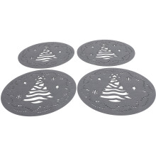 20Pièces Ensembles De Table Antidérapants Thème Noël Pour Maison