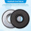 5/8"-11 Angle Grinder Flange Nuts 2-Pack,Quick Release Locking Kit. Self-Locking for 4-1/2" 5" 7" 9" Grinders 3
