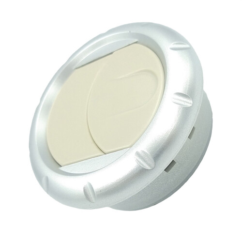 3Pièces Grille Ventilation Air Rv Argent ABS Orientable