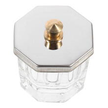 4Pièces Coupelles Ongles Verre Transparent Utilisation