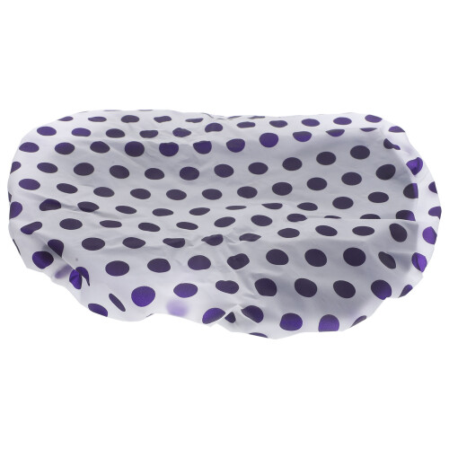 5Pièces De Douche Réutilisables Violet En Satin Pour Femmes