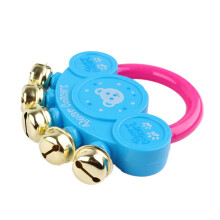 12Pièces Cloches À Main Pour Enfants Bleu Ciel Plastique Éducatif