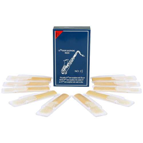 50Pièces Anches Saxophone 2.5, Accessoires Instru., Couleurs Assorties