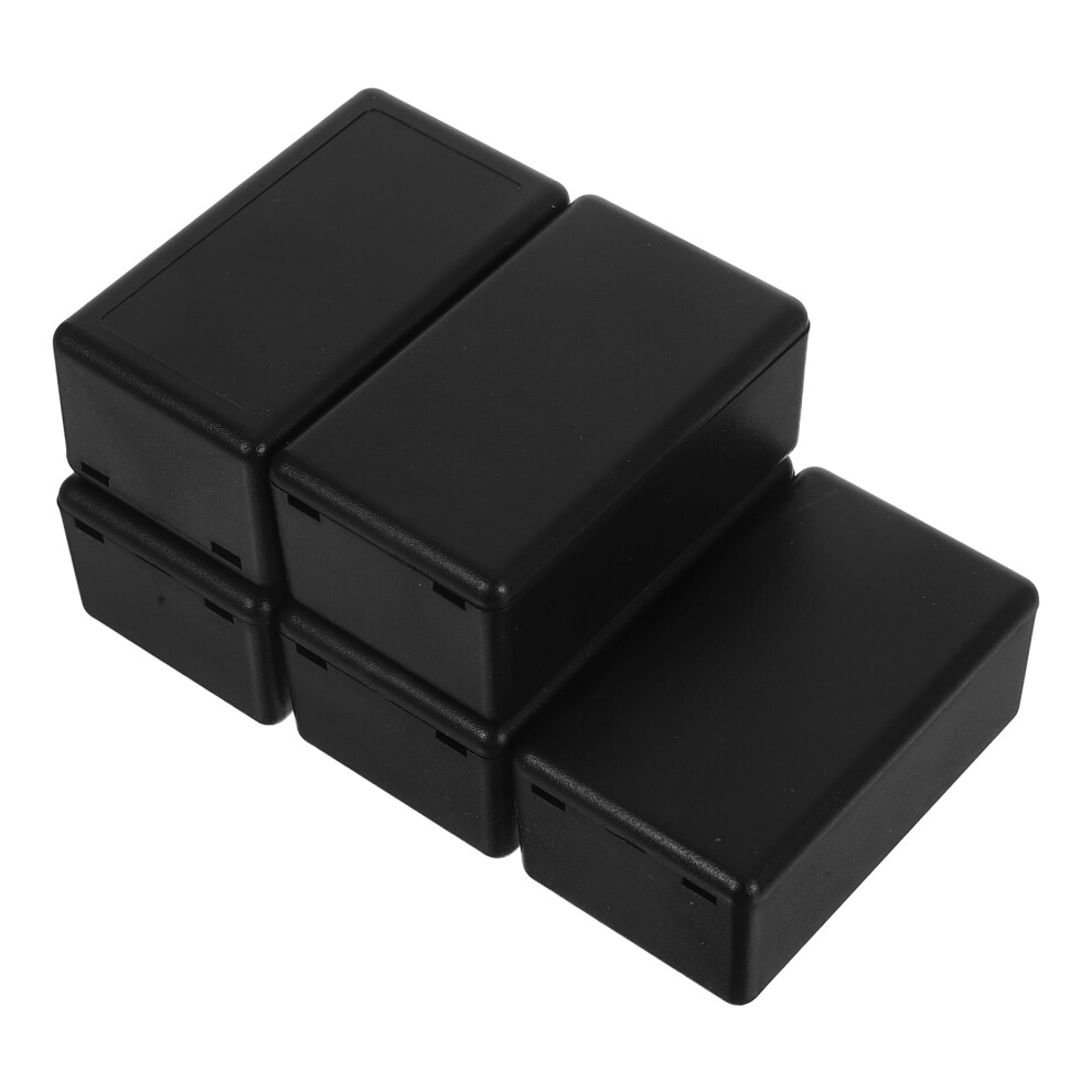 20Pcs Black Plastic Dustproof Electrical Enclosure Box For Home Use 3653449779982