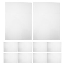 50Pcs Heavy Duty Transparent Music Sheet Protectors for Office Use