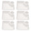 12Pièces Assiettes PP Blanches Coupelle Pour Cuisine Maison 1