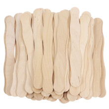 360Pcs Wood Craft Sticks Beige Handheld Fan Handles for Crafts