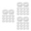48Rolls Transparent Office Tape Bopp Clear Sticky Tape Multi-Purpose 5
