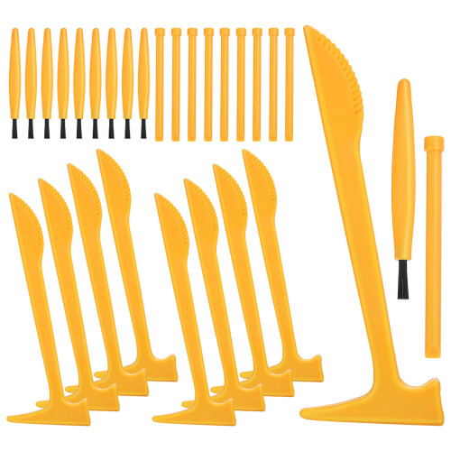 2Ensembles Ensemble Outils Excavation Dino Enfant PVC Coloré