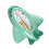 2Pièces Thermomètres Bébé Vert Adorables Pour Bain Température 1