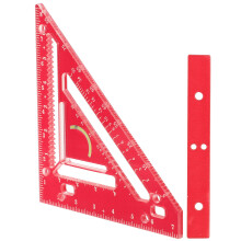 5Ensembles Équerres De Menuiserie Robustes Outils De Mesure Rouge