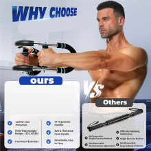 1 Stuk Twister Arm Trainer, voor Mannen en Vrouwen, Krachttrainer voor Thuis, Spieropbouw en Krachttraining voor Armen en Borst