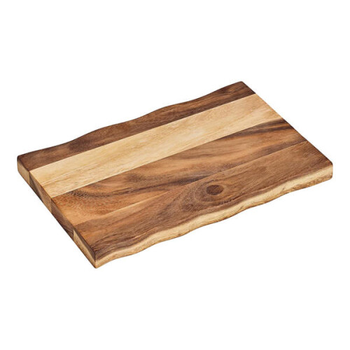 Tala Rectangular Natural Acacia Wavey Board
