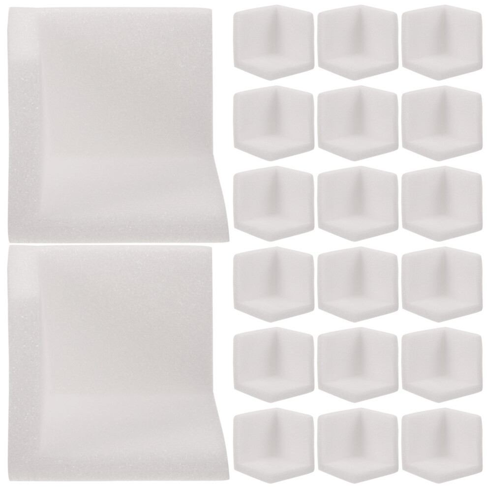 200Pcs Table Corner Protectors White Foam Cushion Safety Corner Guards