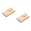 2Stk Hand Dumpling Maker Holz ABS Küchenwerkzeug Hellbraun 4