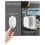 Waterproof Wireless Doorbell RF433  Volume Adjustment Multiple Ringtones Silent  Home EU-PLUG 6