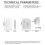 Waterproof Wireless Doorbell RF433  Volume Adjustment Multiple Ringtones Silent  Home EU-PLUG 8