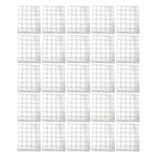 125Sheets Disposable Silver Aluminum Foil Lash Glue Stickers