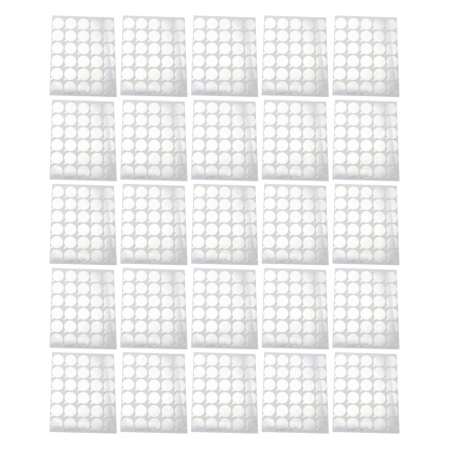 125Sheets Disposable Silver Aluminum Foil Lash Glue Stickers