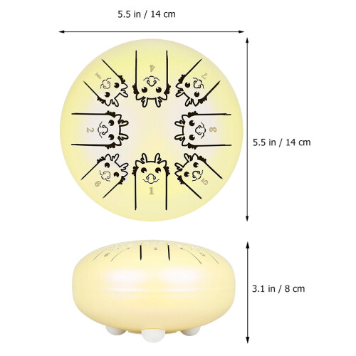 1Ensemble Tambour Langue Acier Solide Pour Débutants 1