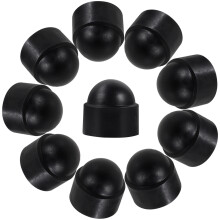 20Pièces Protections De Vis En Pe Noir Faciles À Installer