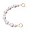 3Stk Leichte Perlen Bag Strap Chains Gold Handtasche 1