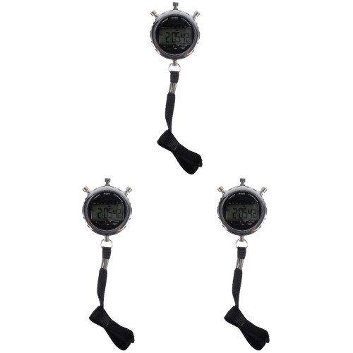 3Pièces Compteur Chronographe Digital Avec LCD 1