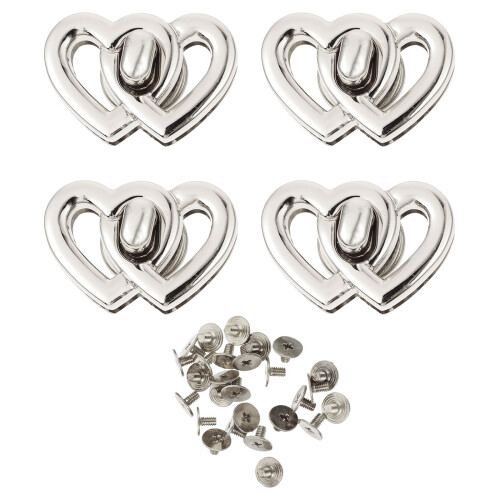 8Pièces Fermoirs En Métal Argenté Accessoires